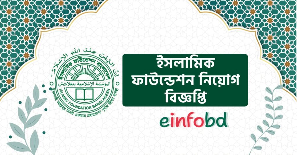 ইসলামিক ফাউন্ডেশন নিয়োগ বিজ্ঞপ্তি