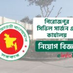 পিরোজপুর সিভিল সার্জন এর কার্যালয় নিয়োগ বিজ্ঞপ্তি